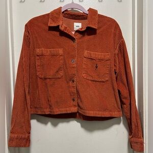 Vans| Corduroy Cropped Jacket Size S